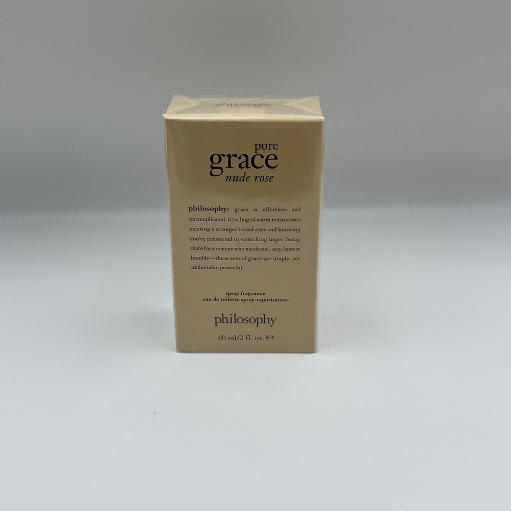 NEW SEALED Pure Grace Nude Rose Philosophy EDT Spray 2 oz For Women 60ml